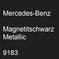 Preview: Mercedes-Benz, Magnetitschwarz Metallic, 9183.